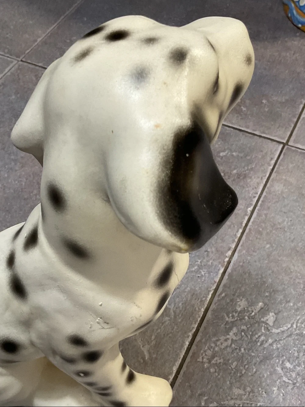 White and Black Spot Dalmatian Dog Figurine - Pets Dog Decor